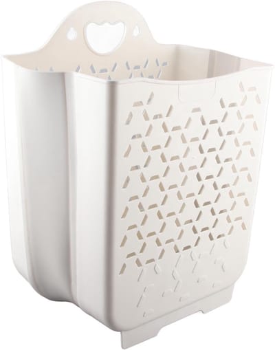 Wasmand XL - Hangend Opbergrek - Ruimte Besparen - Inklapbaar Ontwerp - 1889 x 1574 cm - Wit