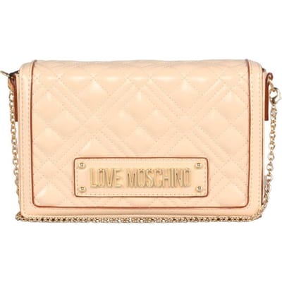 Love Moschino Borsa Quilted Nappa PU Dames Crossbodytas - Naturale