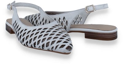 Double Heart Dames Slingback Ecru | Beige | Maat: 38