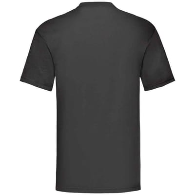 Fruit of the Loom Heren Valueweight T-Shirt (Zwart)