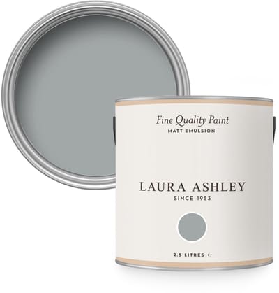 Laura Ashley Muurverf Mat 2.5L Slate Grijs