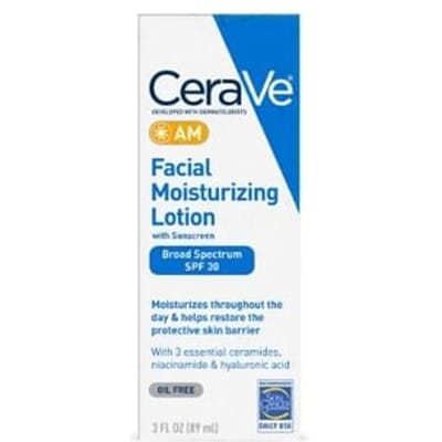 CeraVe Facial Moisturizing AM Lotion - Zonnebrandcrème - Gezichtscrème spf30