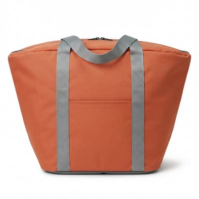 Lomera Koeltas - Koeltas Oranje - Koeltas met Rits - Koeltas met Voorvak - Koeltas Boodschappen - Boodschappentas Koeltas - Koeltas Picknick - Koeltas Strand - Koeltas Groot - Koeltasje