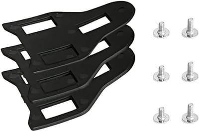 Fietspedalen Spacers - Verstelbare Pedalen - Comfortabel Fietsen - Verhoogt Wrijving - 1-5 mm - Zwart