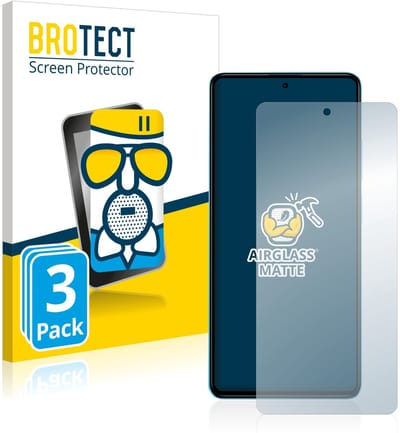 BROTECT - Screenprotector voor Xiaomi Poco X5 Pro - Folie Beschermfolie Beschermglas matte 3 Stuks