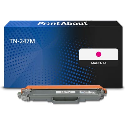 PrintAbout huismerk Toner TN-247M Magenta Hoge capaciteit Geschikt voor Brother