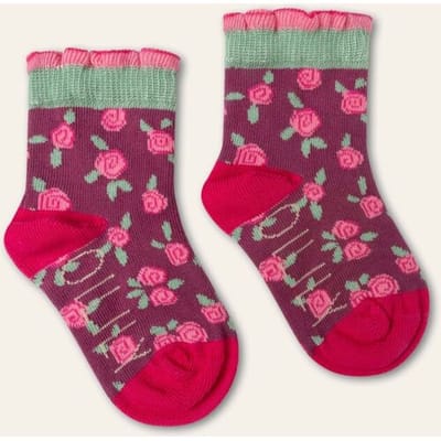 Oilily Mirosette Sokken- maat35-38 Rood Violet