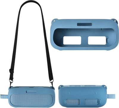 Beschermhoes van siliconen voor SoundLink Flex 2e generatie - Accessoire voor draagbare Bluetooth speaker, waterdicht en schokbestendig, blauw