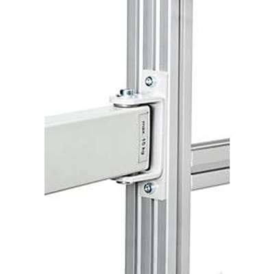 Treston QuatreX universele houder met arm, zwenkbaar, tot 15 kg, 460 mm armlengte, ESD geleidend, lichtgrijs RAL 7035