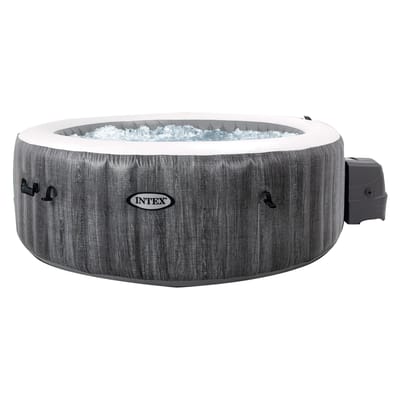Intex PureSpa Greywood Deluxe Bubble Massage Set 4-persoons - Ø 196 x 71 cm