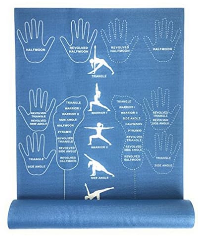 Educatieve Yoga Mat voor Yoga-Instructie