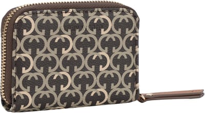 GERRY WEBER kaarthoes Aeon Purse Darkbrown veelkleurig
