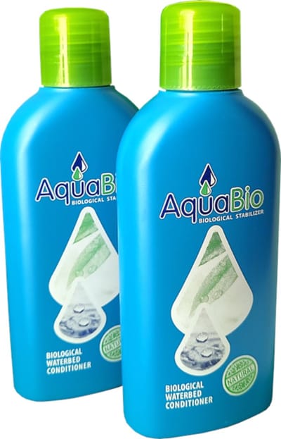 AquaBio waterbed conditioner-biologisch-12 maand- 2x 140 ml-onderhoud-tweepersoons waterbed