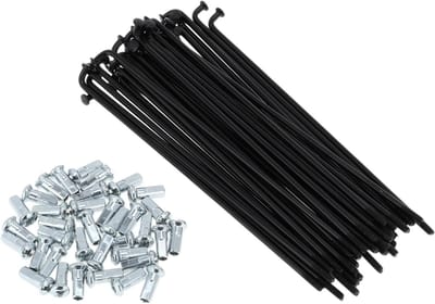Fiets Wiel Spaken - Fietsspaak Set - Fietsreparatie - Koolstofstaal Materiaal - 134 mm - Zwart