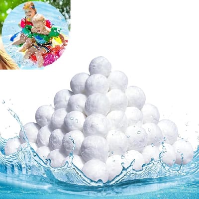 Filter Balls voor Zwembad - Vervangingsmateriaal voor Sandfilter Systemen - 300 g, Geschikt voor Zwembad en Aquarium - Pool Accessoires - Filter voor Zwembad