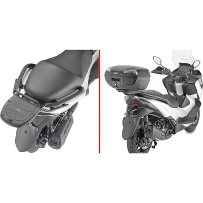 Givi Zontes 350 E 2023 Topkoffer Achtermontage Zilver