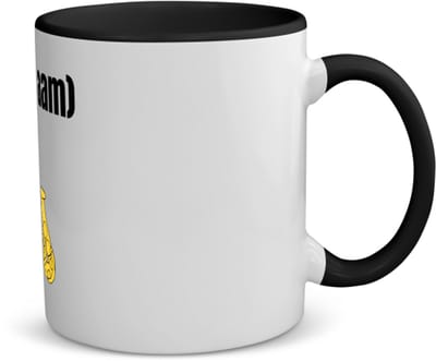 Akyol - saxofoon met eigen naam koffiemok - theemok - zwart - Saxofoon - muziek liefhebbers - iemand die houdt van saxofoons - verjaardag - cadeau - kado - geschenk - 350 ML inhoud