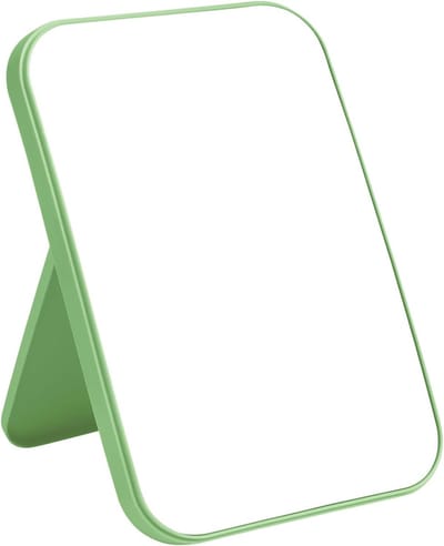 Draagbare Opvouwbare Make-up Spiegel voor Bureau en Kledingkast, Perfect voor Reizen en Kamperen, 20 x 13.4 cm