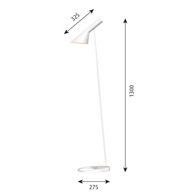 Louis Poulsen - AJ vloerlamp - Wit