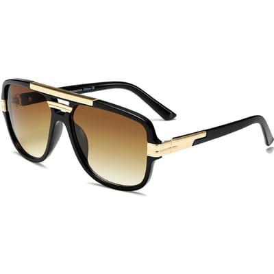 Heren Zonnebril Vintage Mannelijk Vierkant Zonnebril Luxe Verloop Zonnebril UV400 Shades gafas de sol hombre beige