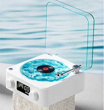 White Noise Machine-Slaaphulpluidspreker - 4 Natuurgeluiden - Speaker en RGB-licht - 498g - 142X15 3X 67mm