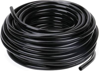 Bevestigingsslang - Druppelslang - Planten Water Geven - Flexibel PVC Materiaal - 15 Meter - Zwart