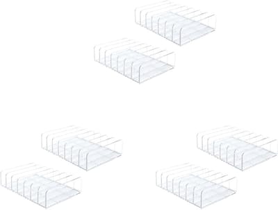 Oogschaduw Palet Organizer - Cosmetische Opberger - Make-up Opbergen - 7 Secties - 17 x 125 x 4 cm - Transparant