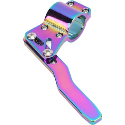 Knipperlichthendel Positie Omhoog Kit Aluminiumlegering Stuurwiel Draaistang Verlengstuk Universele Auto Modificatie Kleurrijk blue
