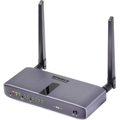 SpeaKa Professional SP-HWR-600 Draadloze HDMI-ontvanger 150 m 5 GHz 1920 x 1080 Pixel Veilige draadloze overdracht