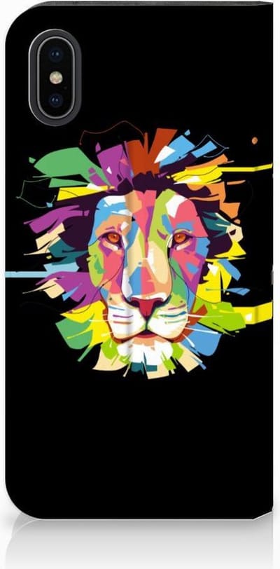 Apple iPhone X | Xs Magnet Case Lion Color