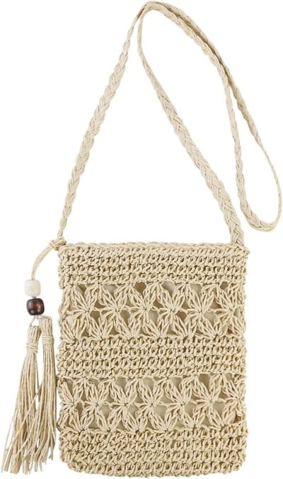 Stijlvolle schoudertas voor mobiele telefoon, crossbody tas voor dames met 2 ritssluitingen, ideaal voor dagelijks gebruik en uitjes