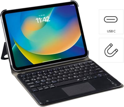 Tablet-Case mit Bluetooth Tastatur für Apple iPad Air 13" 2024/2025/2026