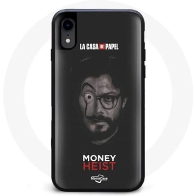 Coque de téléphone - La Casa De Papel - Iphone XR - Souple - Design inspiré - Noir