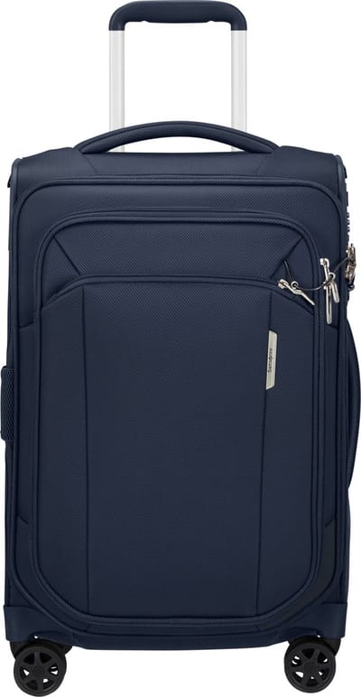 Samsonite Koffer Met Laptopvak - Respark Spin. 55/20 Length 35 Exp (Handbagage) Midnight Blue