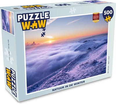 Puzzel Natuur in de winter - Legpuzzel - Puzzel 500 stukjes