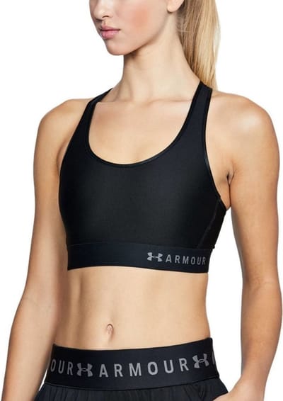 Under Armour Armour Mid Keyhole Fitness Beha Dames - Maat XS