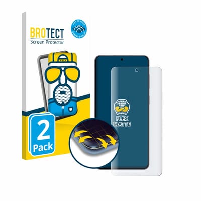 BROTECT - Screenprotector voor Samsung Galaxy S25 Edge - Folie Beschermfolie matte volledig dekking 2 Stuks