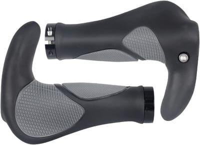 Set van antislip siliconen fietshandvaten, zachte rubberen handgrepen, comfortabele grip voor de meeste fietsen, ideaal voor mountainbikes en stadsfietsen