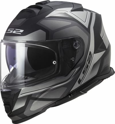 LS2 Helm Storm II Faster FF800 mat titanium maat XS