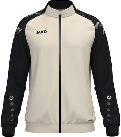 Jako Sonic Polyestervest Kinderen - Off White / Zwart | Maat: 116