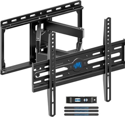 Draaibare Kantelbare TV Muurbeugel - Dubbele Arm - 26-65 inch - LED LCD OLED Plasma TVs - VESA 75x75-400x400mm - 45kg