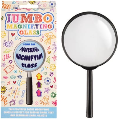 Henbrandt - Jumbo Vergrootglas - Loep - Hoogte: 17.5 cm - Insectenloep - Voor Lezen en Onderzoek