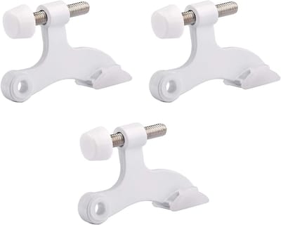 Verstelbare Luxe Heavy Duty Deurstopper met Rubberen Bumpertips – 3 Stuks