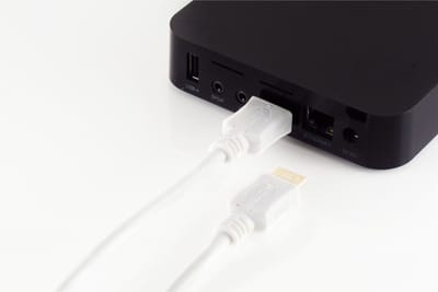 HDMI kabel - versie 1.4 (4K 30Hz) - CU koper aders / wit - 5 meter