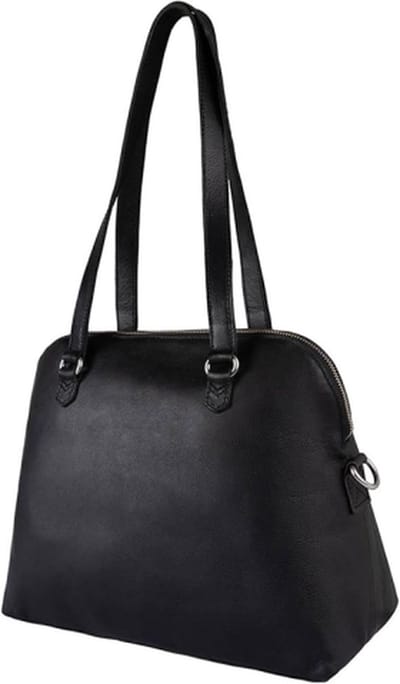 Cowboysbag Grote Schoudertas / Crossbodytas Dames - Leer - Winwick - Zwart