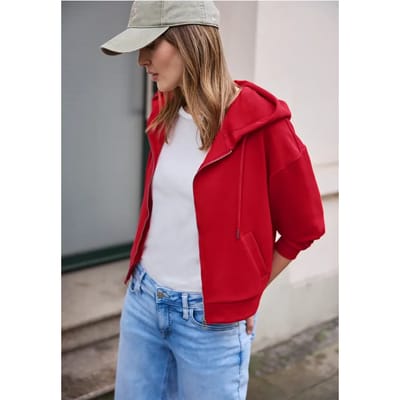 Sweatjack in een kort model