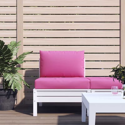 vidaXL - Palletkussens - 2 - st - oxford - stof - roze
