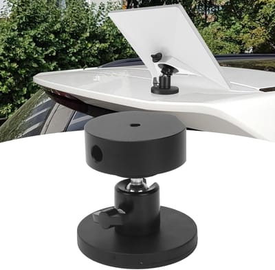 Verstelbare mini magnetische montage voor auto, boot of vrachtwagen - Satellietantenne bevestigingskit met flexibele hoek en stevige basis