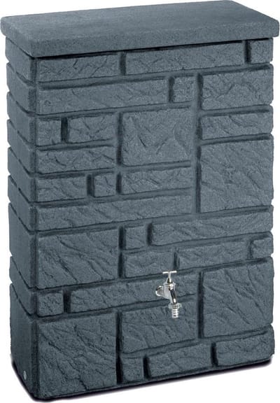 Regenton brick design - 300L Muurmodel - Wandmodel - Muurtank