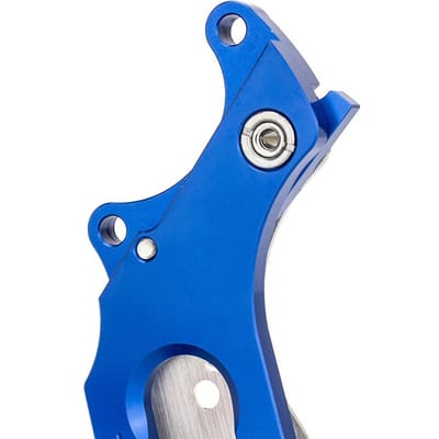 Adaptateur de Frein à Disque de Vélo ZTTO Alliage d'Aluminium Adaptateur Convertisseur de Siège Fixe de Frein Accessoires de Frein pour Vélo de Route bleu